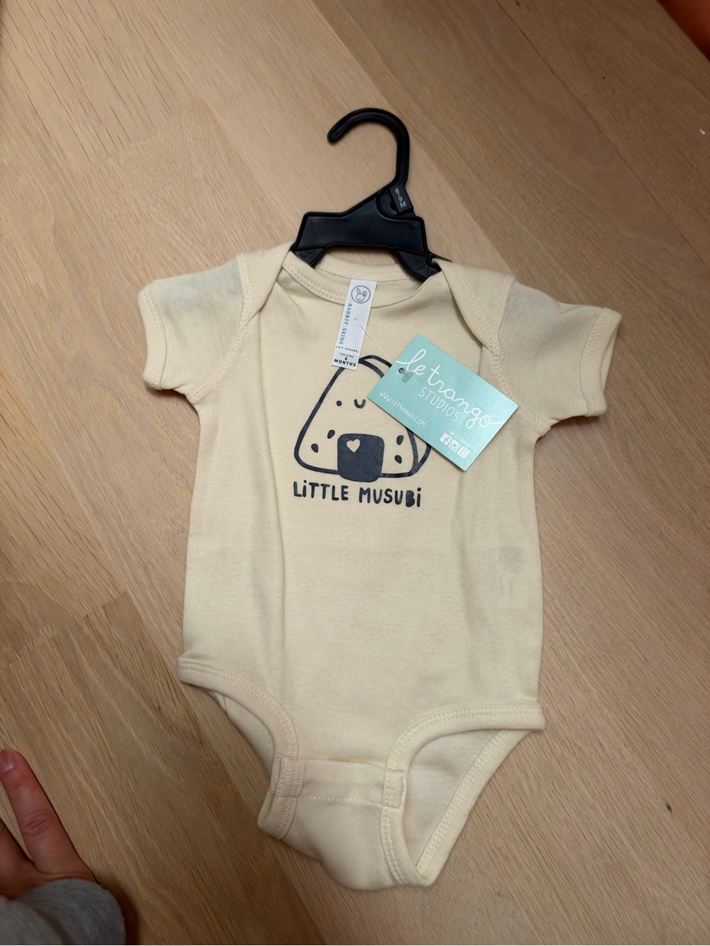 Little Musubi Cream Baby One-Piece